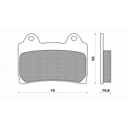 Τακάκια Daytona 36617 (FA123)(FD104) Τακάκια Daytona 36617 (FA123)(FD104)